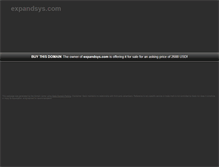 Tablet Screenshot of expandsys.com